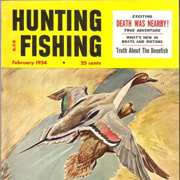 4 vintage Hunting Fishing magazines 1949 1951 52 54 back issues sporting - Picture 2 of 6